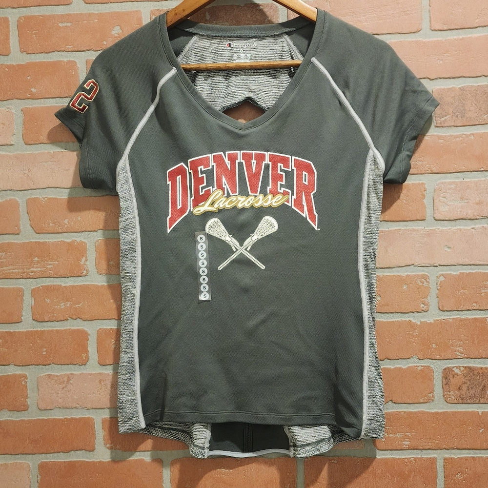Champion denver lacrosse jersey small. Bin 40